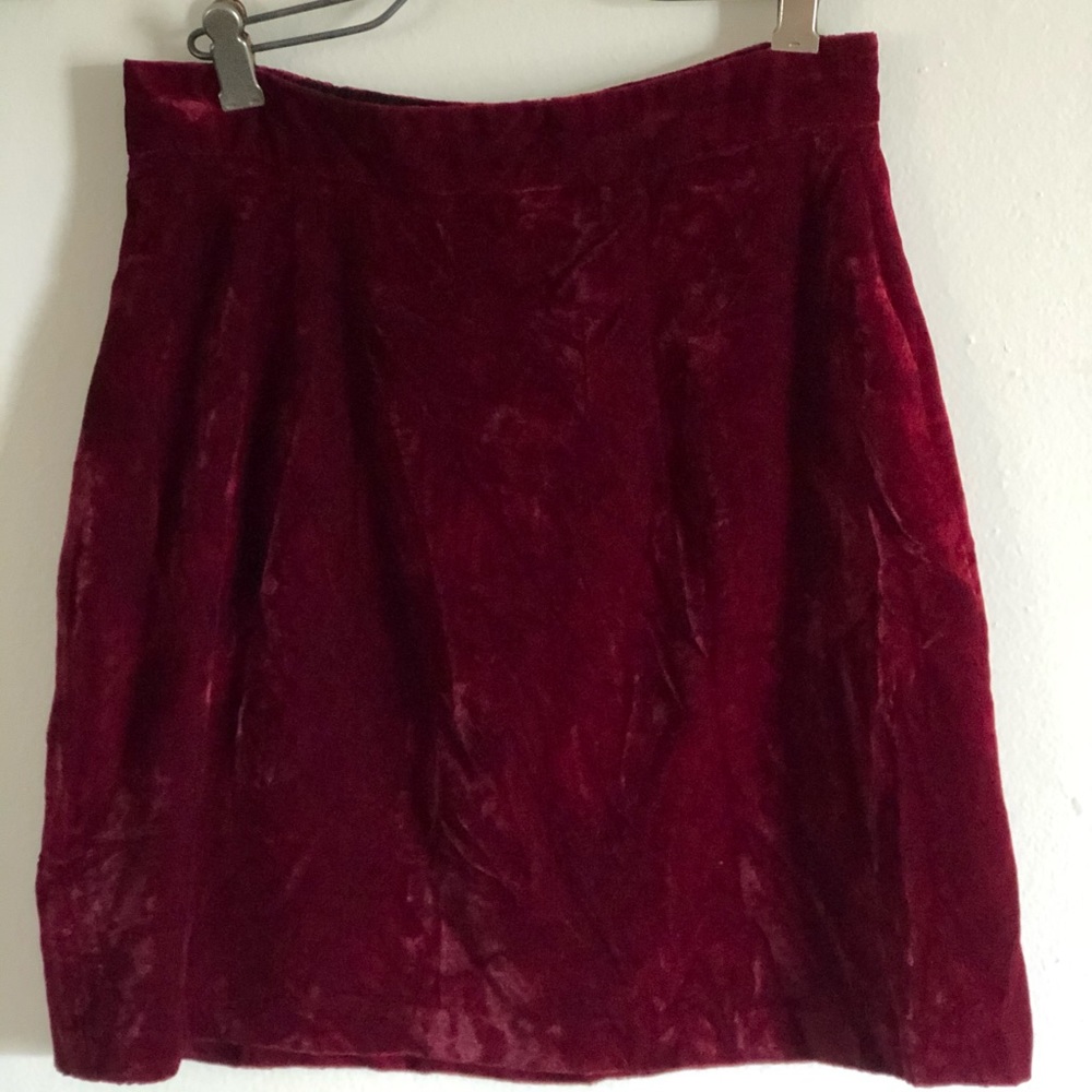 Vintage velvet skirt